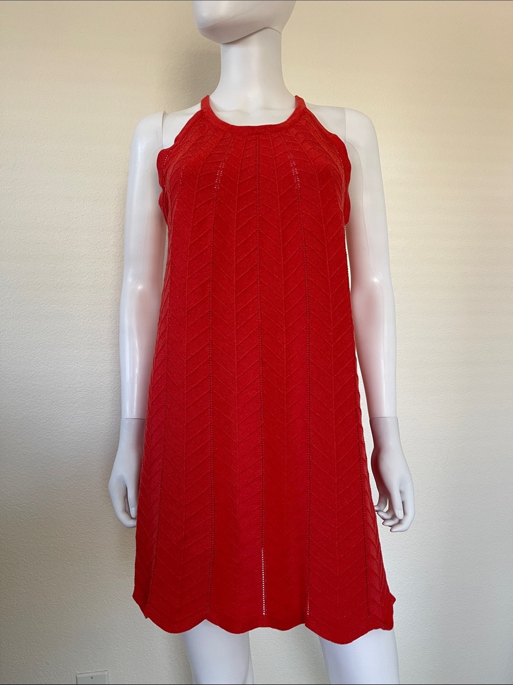 Joie Red Knit Mini Dress